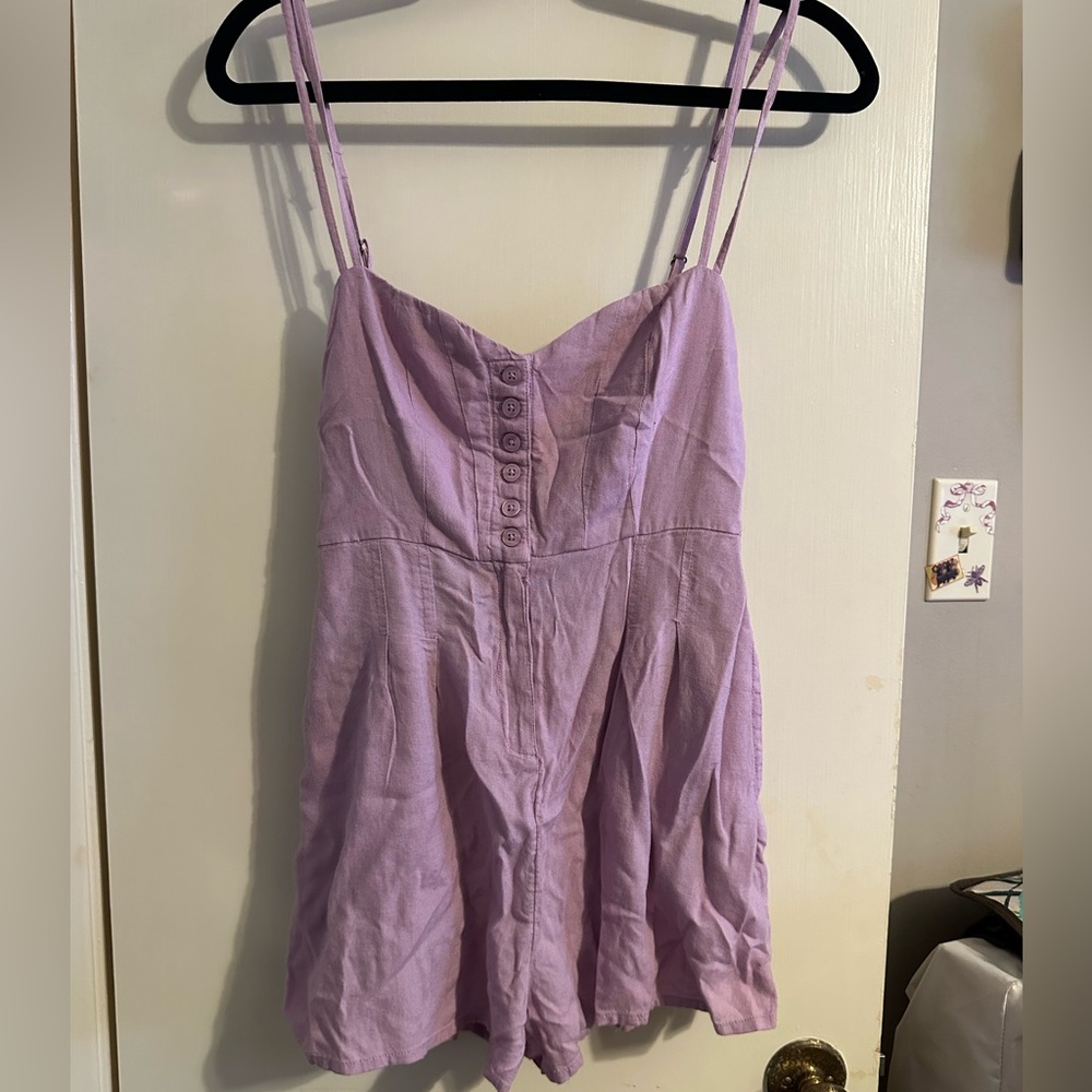 light purple urban outfitters romper